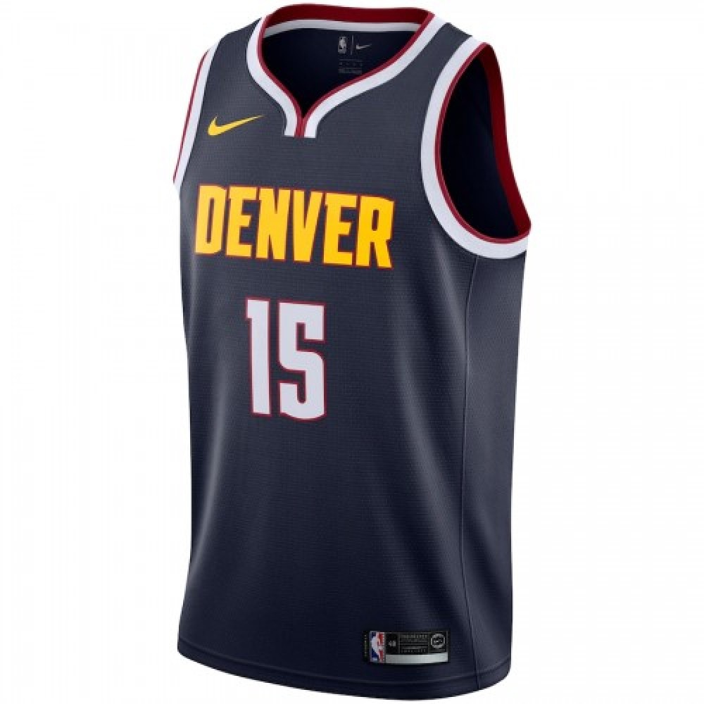 Men's Denver Nuggets Nikola Jokic #15 Navy Swingman Jersey - Icon Edition-Pro Kit Vault | Brand New 26/27 Sports Jerseys
